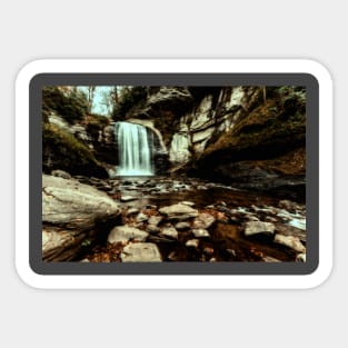 Looking Glass Falls, North Carolina Sticker